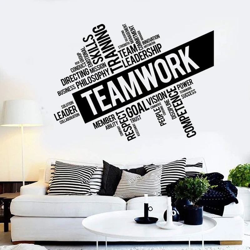 استیکر وی وین آرت طرح Team Work کد S12