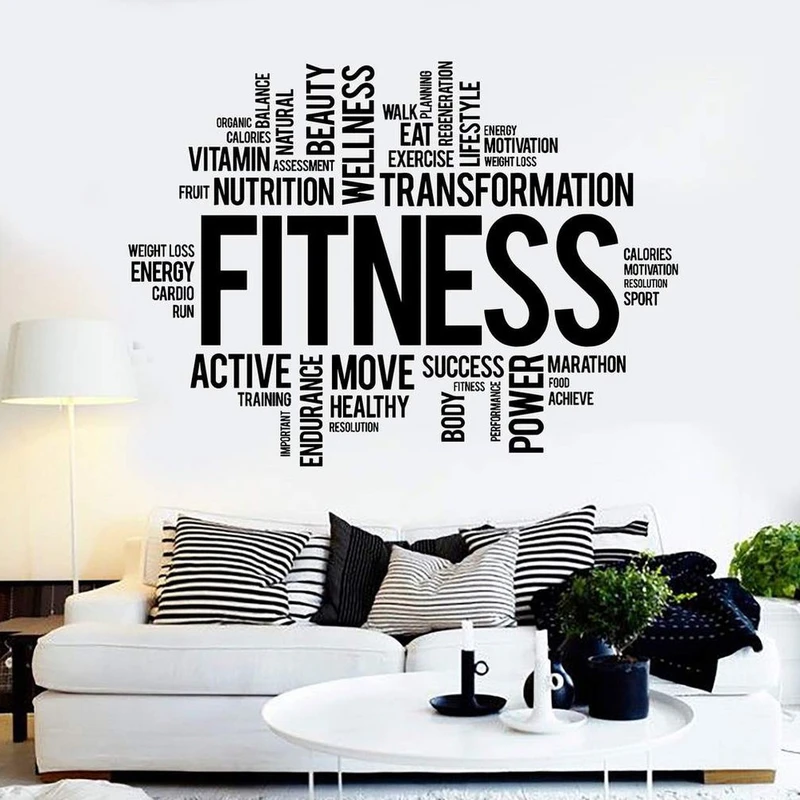 استیکر وی وین آرت طرح Fitness کد S16