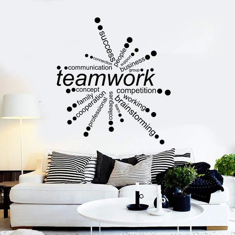 استیکر وی وین آرت طرح Team Work کد S19