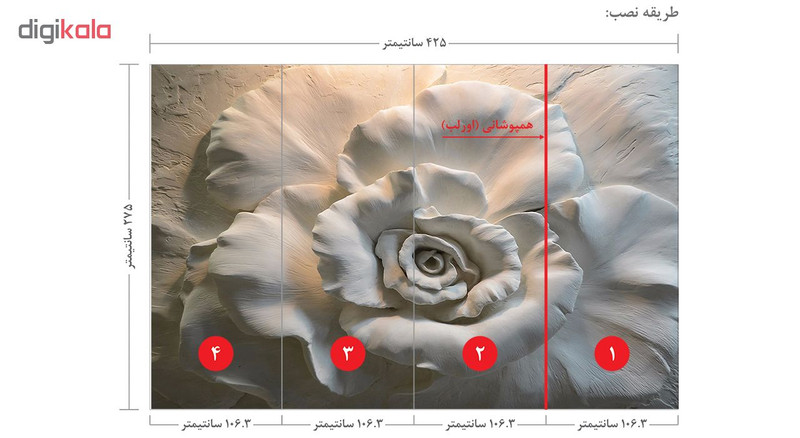 کاغذ دیواری مدل 2118684