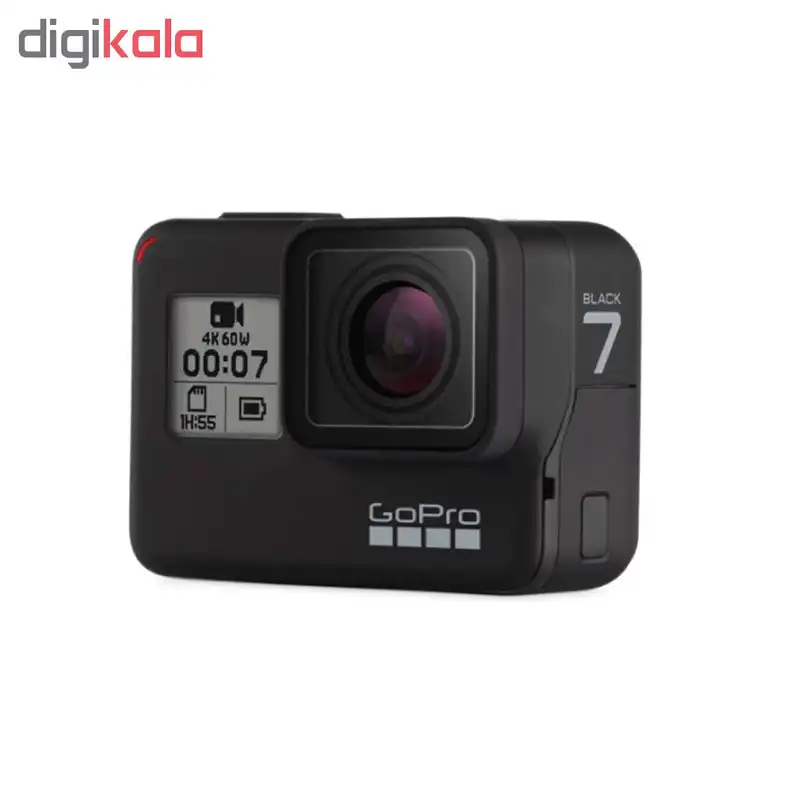 دوربین فیلم برداری ورزشی گوپرو مدل HERO7 Black Quick Stories به همراه قاب ضدآب لمسی و مونوپاد 3Way و کیف پلوز
