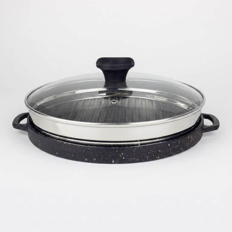 تابه گریل مدل گرد کد UN-6003 سایز 28