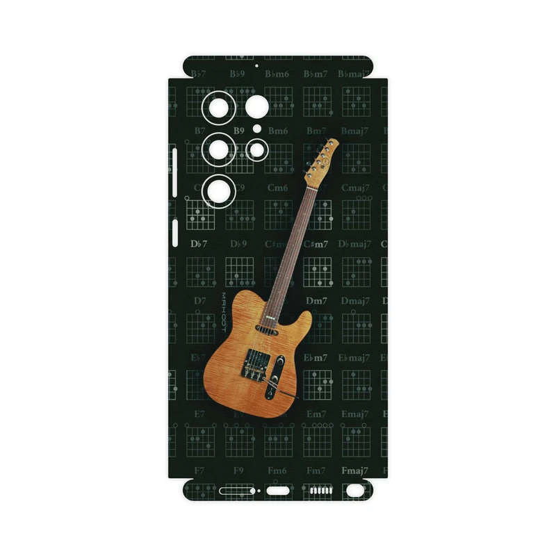 برچسب پوششی ماهوت مدل Guitar-Instrument-FullSkin مناسب برای گوشی موبایل سامسونگ Galaxy S22 Ultra 5G