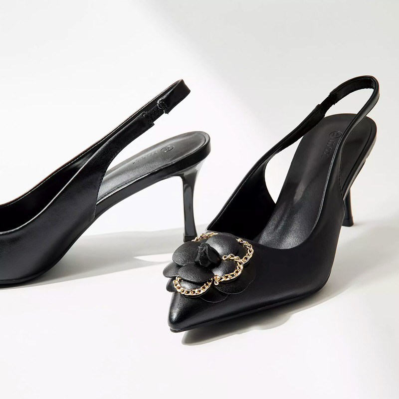 کفش زنانه مکس مدل Floral Accent Slip-On with Stiletto Heels
