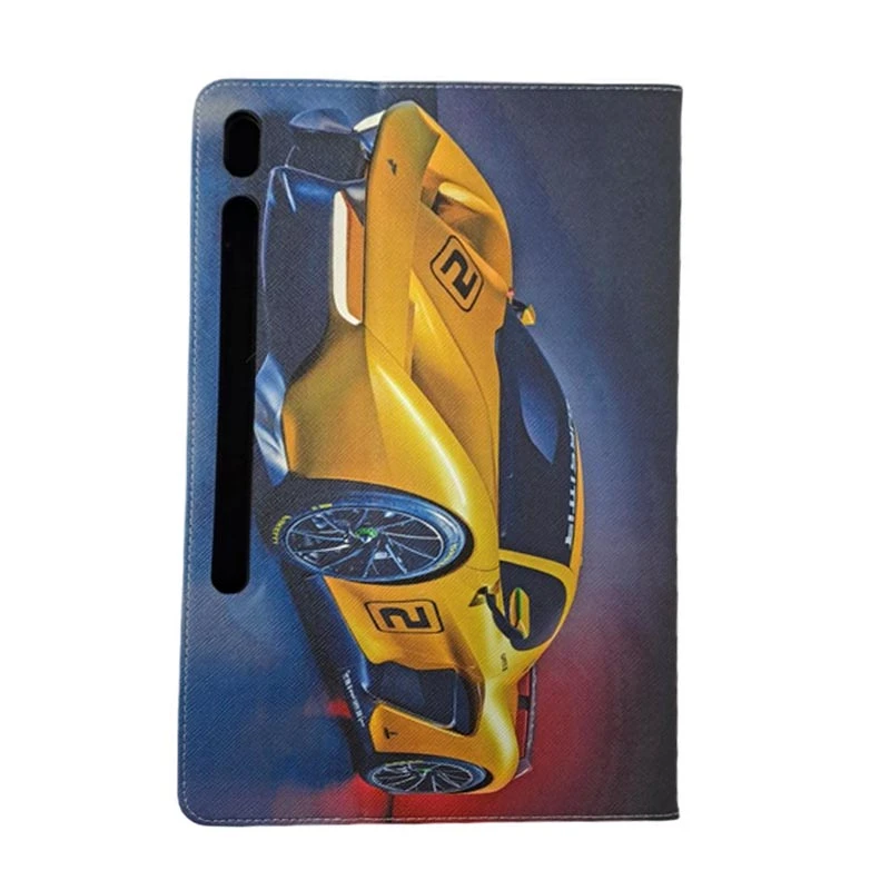 کیف کلاسوری طرح ماشین مناسب برای تبلت سامسونگ GALAXY Tab S8 Plus X800-X806