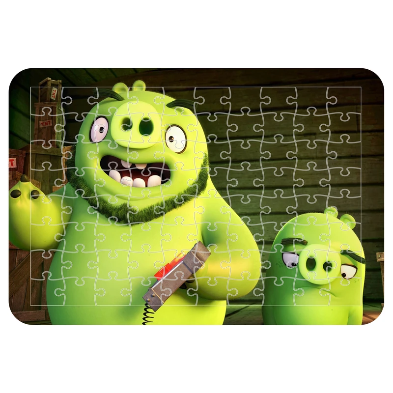 پازل 54 تکه مدل CHB1563 طرح انیمیشن پرندگان خشمگین