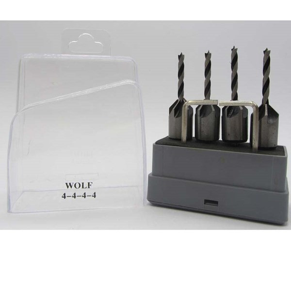 مته خزینه ولف مدل مدادی سایز 4 میلیمتر مجموعه 4 عددی
