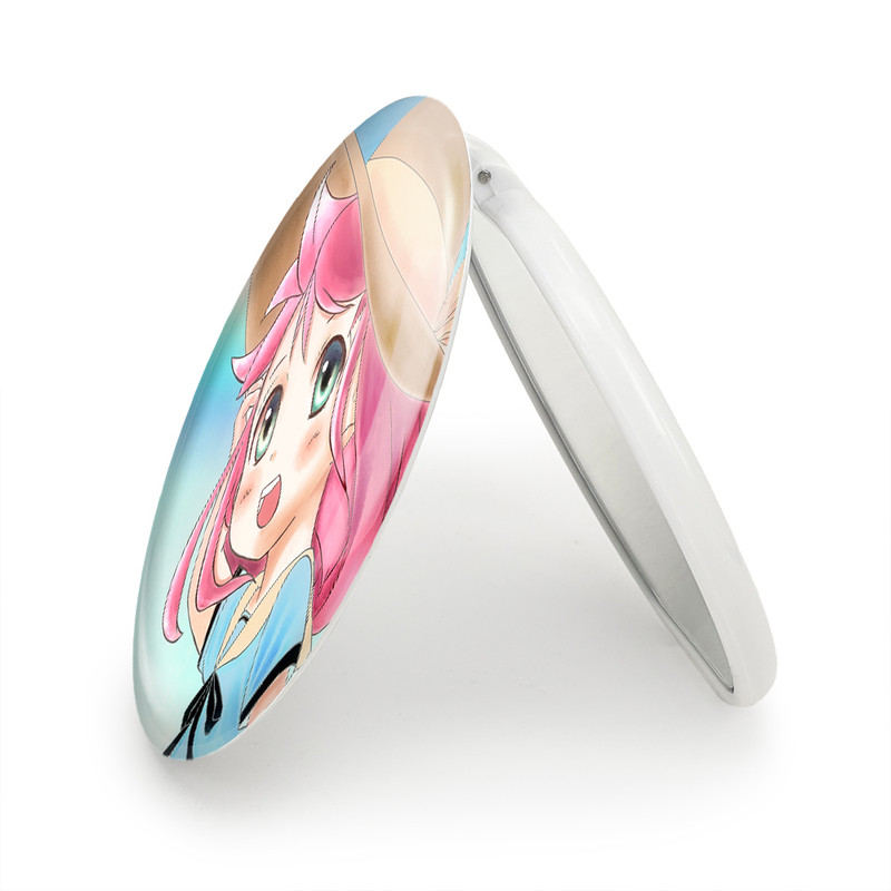 آینه جیبی خندالو طرح آنیا فورجر انیمه اسپای ایکس فمیلی Spy x Family مدل تاشو کد 15555