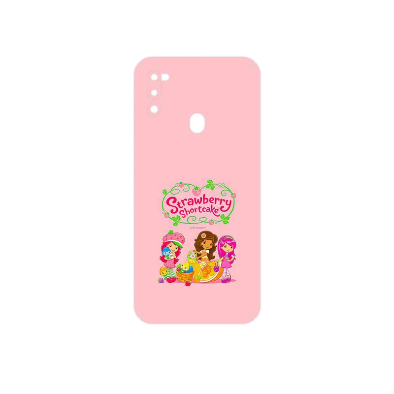 برچسب پوششی ماهوت مدل Strawberry Shortcake مناسب برای گوشی موبایل سامسونگ Galaxy M21 (2021) Edition