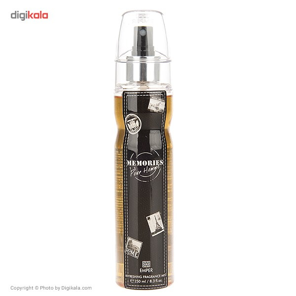 اسپری خوشبو کننده بدن مردانه امپر مدل Memories حجم 250 میلی لیتر