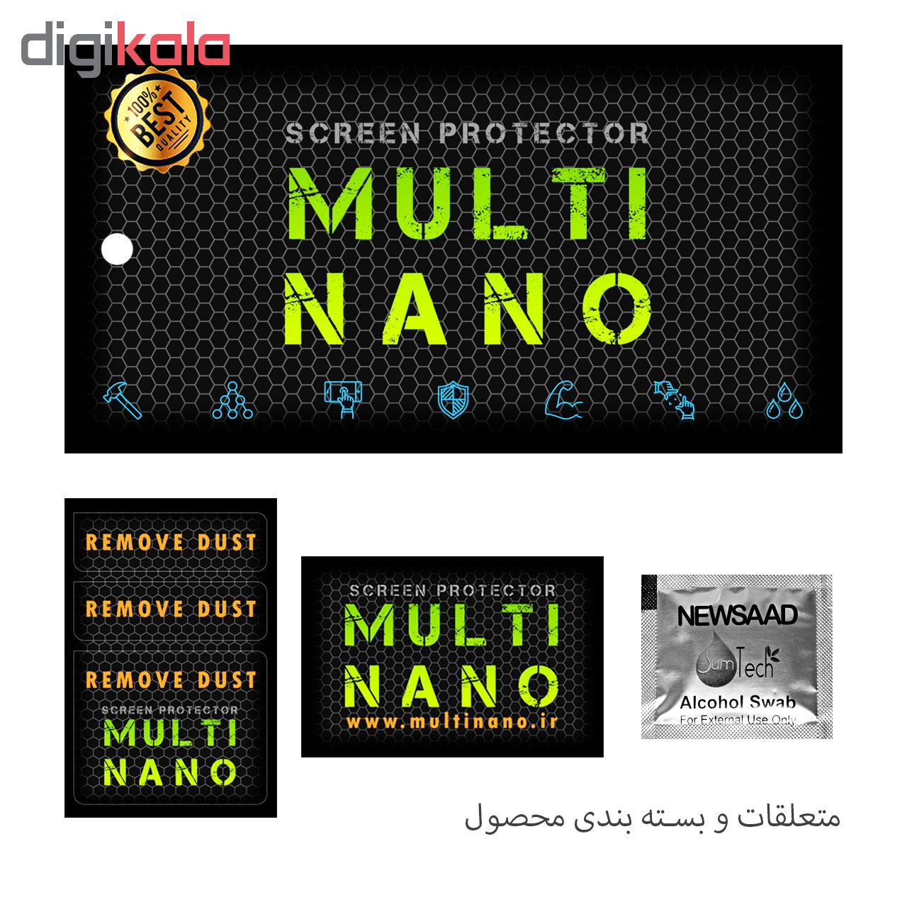محافظ صفحه نمایش مولتی نانو مدل تی پی یو 3 دی مناسب برای گوشی موبایل هوآوی وای 5 پرایم