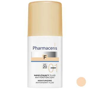 کرم پودر فارماسریز سری Ivory Antioxidant مدل Moisturizing SPF20 حجم 30 میلی لیتر