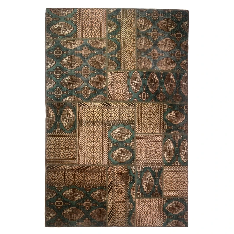 کلاژ فرش دستباف 3 متری مدل  فارس کد NKP.RJ117