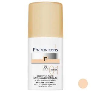کرم پودر فارماسریز سری Ivory مدل Intense Coverage SPF20حجم 30 میلی لیتر