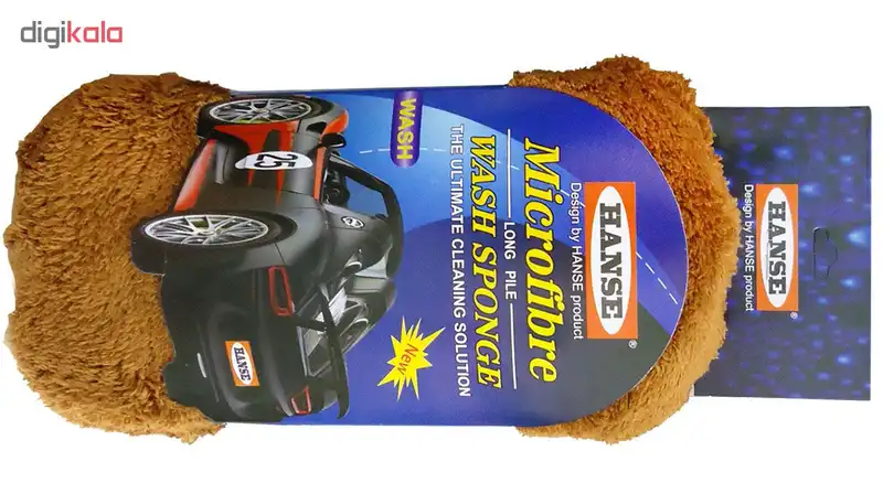 اسفنج شست و شوی خودرو هانس مدل میکروفایبر