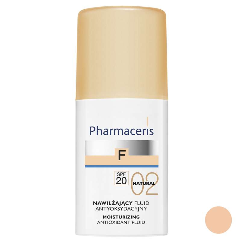 کرم پودر فارماسریز مدل Natural Moisturizing SPF20 حجم 30 میلی لیتر