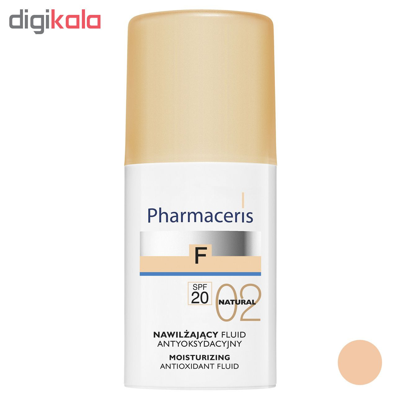 کرم پودر فارماسریز مدل Natural Moisturizing SPF20 حجم 30 میلی لیتر