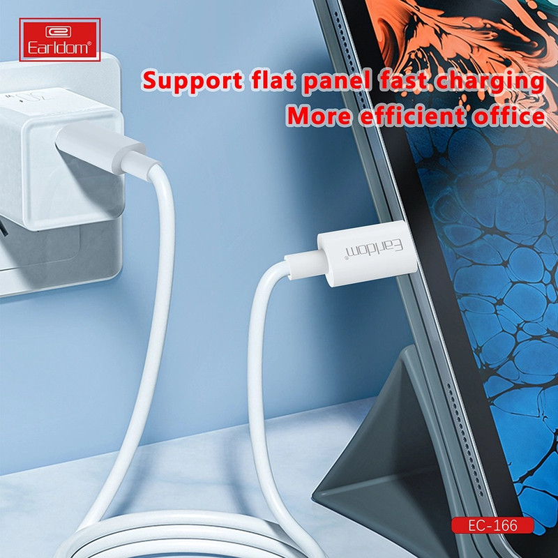 کابل USB-C ارلدام مدل EC-166c PD60W طول 1 متر 3 در وبزینر کابل USB-C ارلدام مدل EC-166c PD60W طول 1 متر