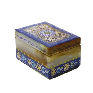جعبه مرمر طرح تذهیب فرش کد 007