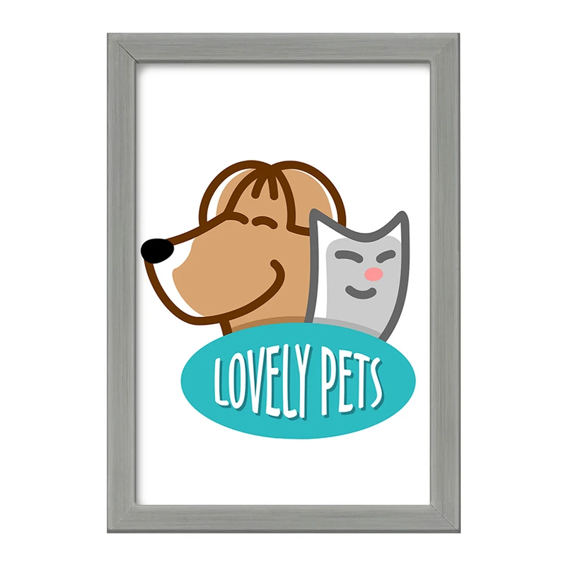 تابلو خندالو طرح حمایت از حیوانات کد 27341