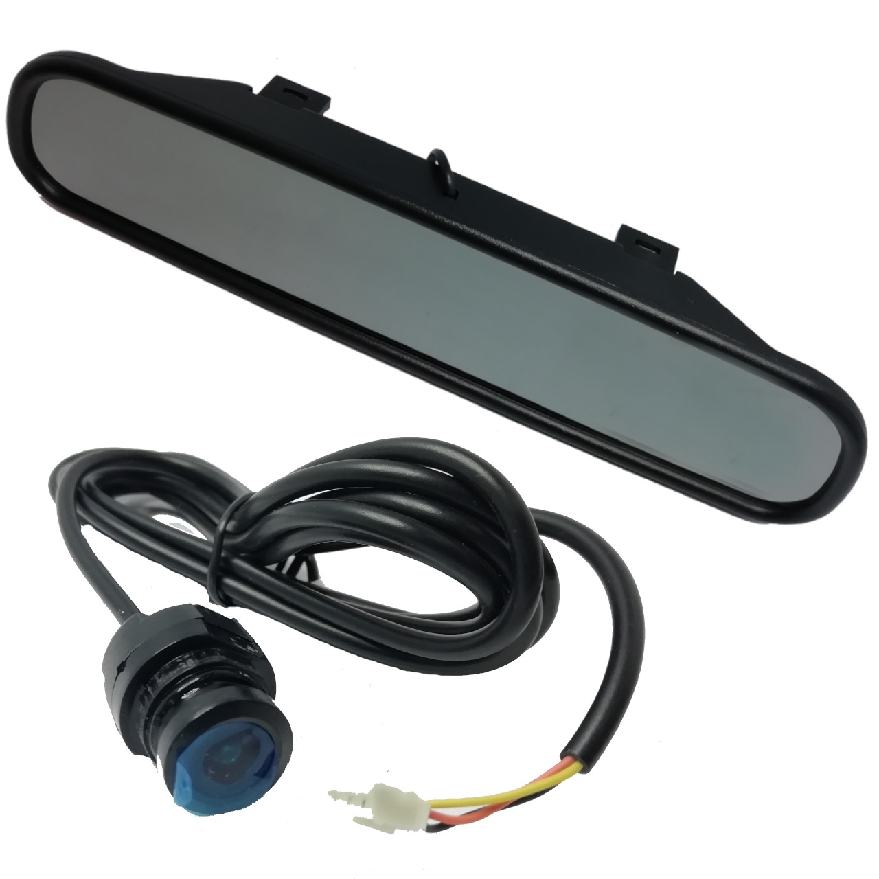 آینه مانیتور دار و دوربین دنده عقب کلاو مدل XD-007