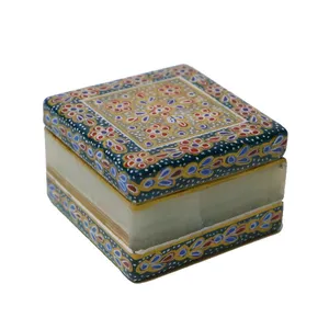 جعبه مرمر طرح تذهیب قیاسی کد 009