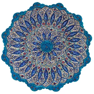 بشقاب میناکاری رستا مدل 336-15-102 قطر 25 سانتی متر