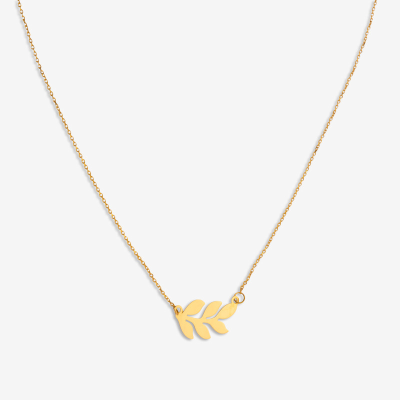 گردنبند طلا 18 عیار زنانه با زنجیر حلقه‌ای (فلامینگو) مایا ماهک مدل MM2175