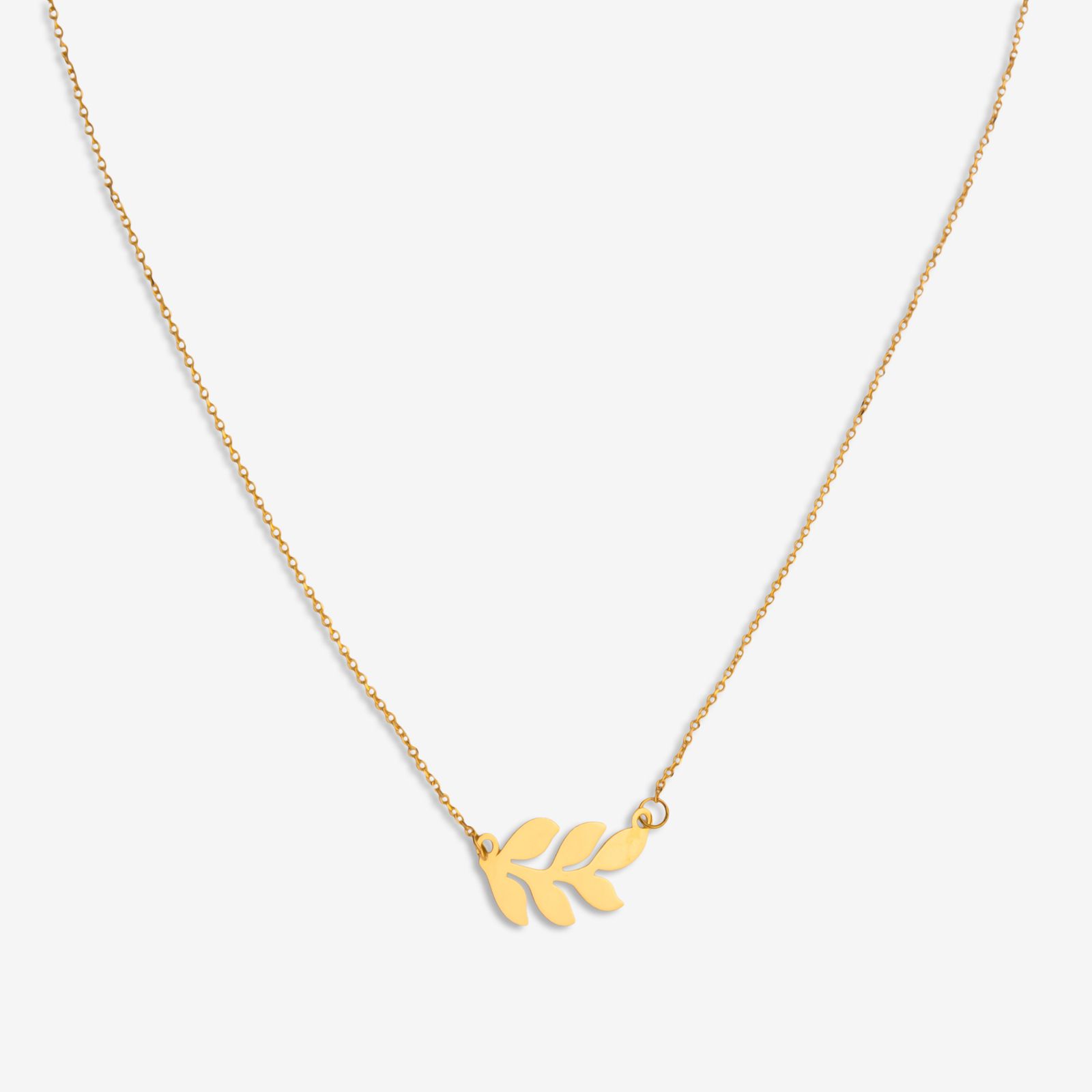 گردنبند طلا 18 عیار زنانه با زنجیر حلقه‌ای (فلامینگو) مایا ماهک مدل MM2175 -  - 1