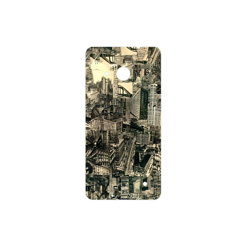 برچسب پوششی ماهوت مدل Collage of Skyscraper مناسب برای گوشی موبایل مایکروسافت Lumia 550