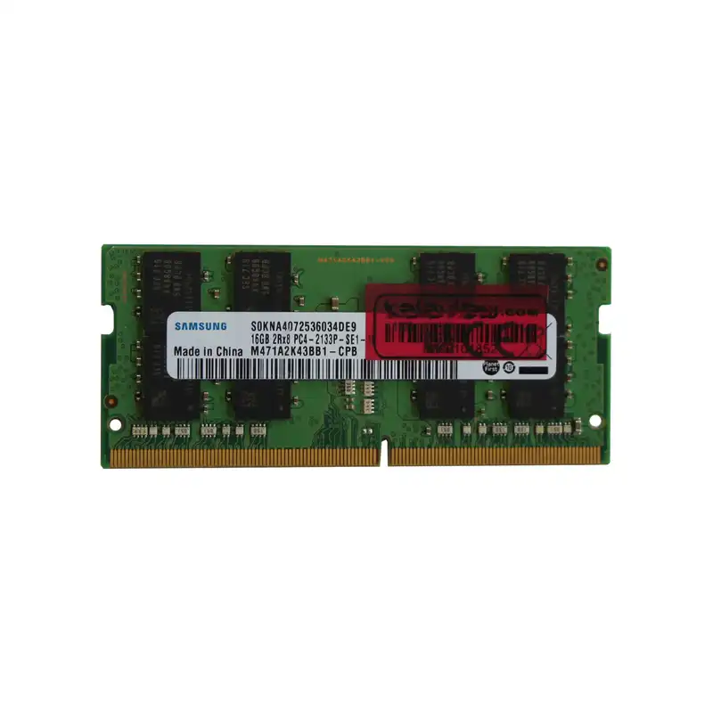 رم لپ تاپ DDR4 تک کاناله 2133 مگاهرتز CL15 سامسونگ مدل PC4-17000 ظرفیت 16 گیگابایت