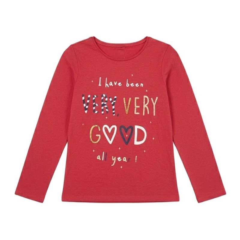 تی‌شرت آستین بلند دخترانه کول کلاب مدل 6961