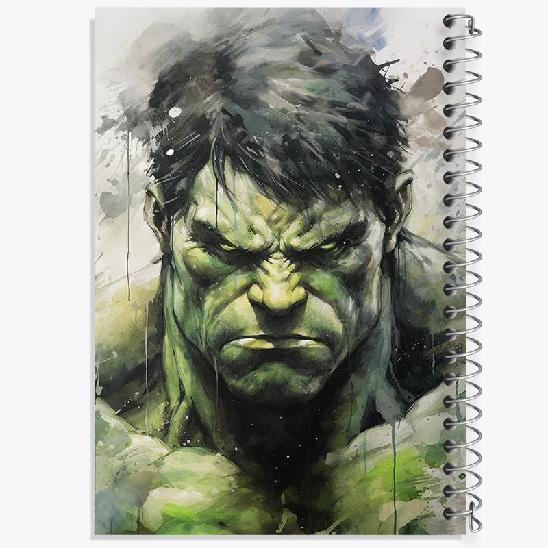 دفتر لیست خرید 50 برگ خندالو طرح هالک مارول (Marvel) کد N1764