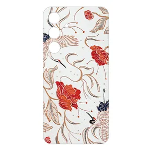 Remax cover sticker Leth model flower design suitable for Samsung Galaxy S24 Plus mobile phone