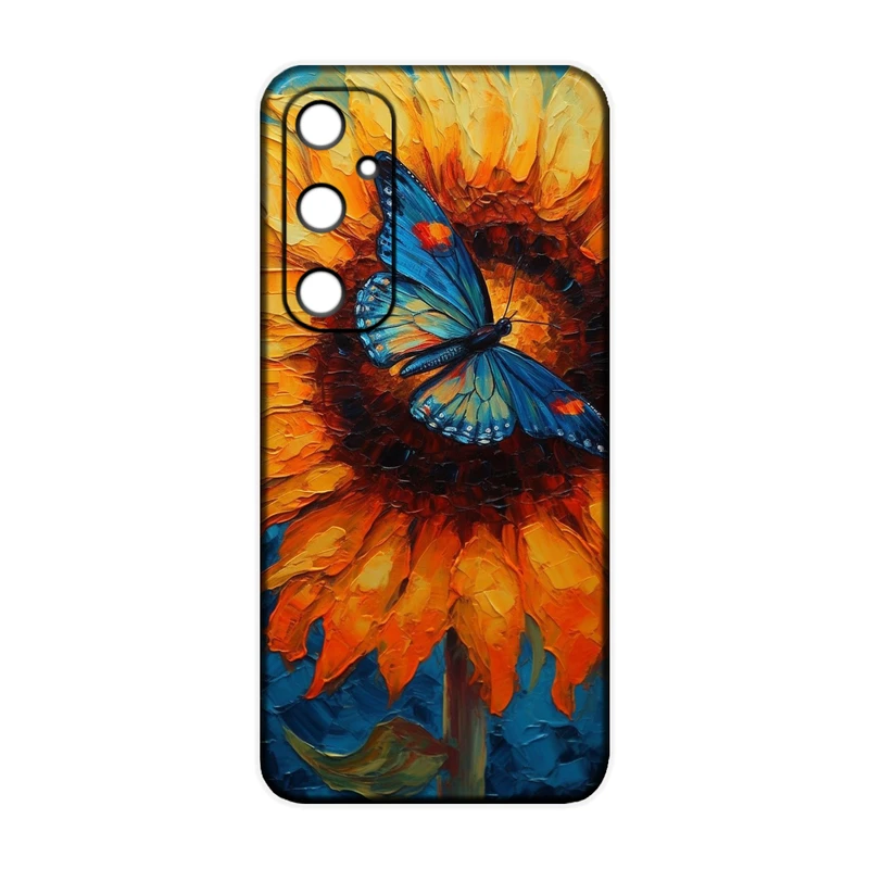 کاور مدل گل و پروانه کد 365 مناسب برای گوشی موبایل سامسونگ Galaxy A35 