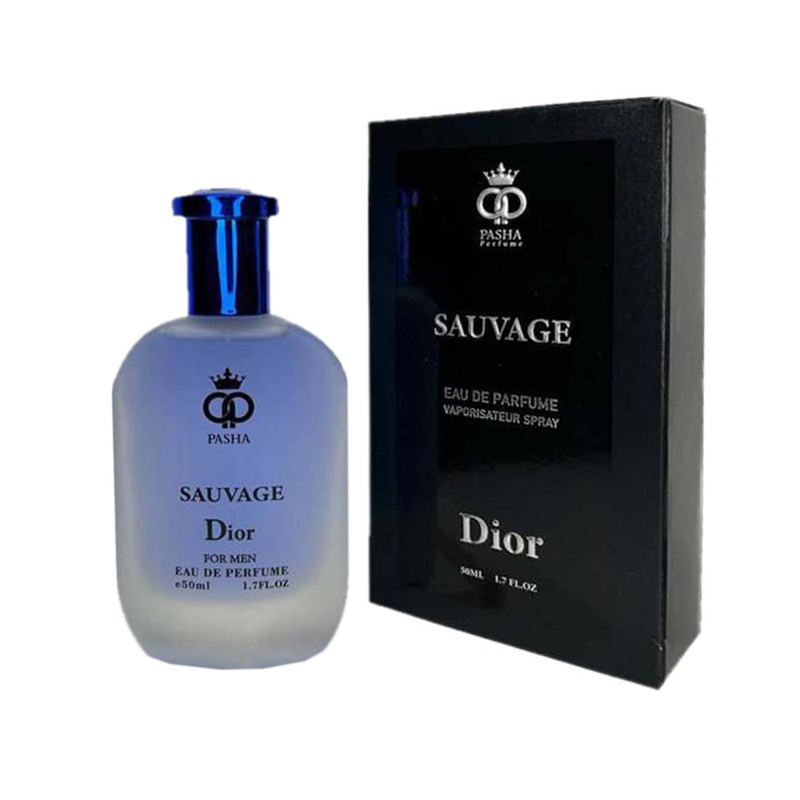 ادو پرفیوم مردانه پاشا مدل SAUVAGE  Dior حجم 50 میلی لیتر