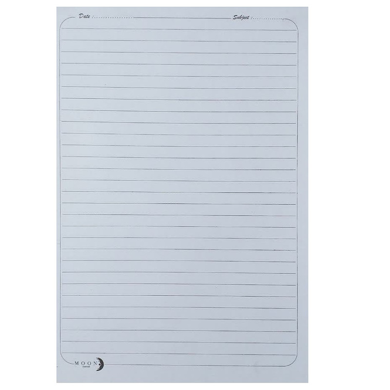 کاغذ A4 مون مدل خطی 80 گرمی بسته 100 عددی