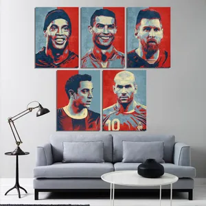 تابلو شاسی مدل فوتبالیست کد LA5401 مجموعه 5 عددی