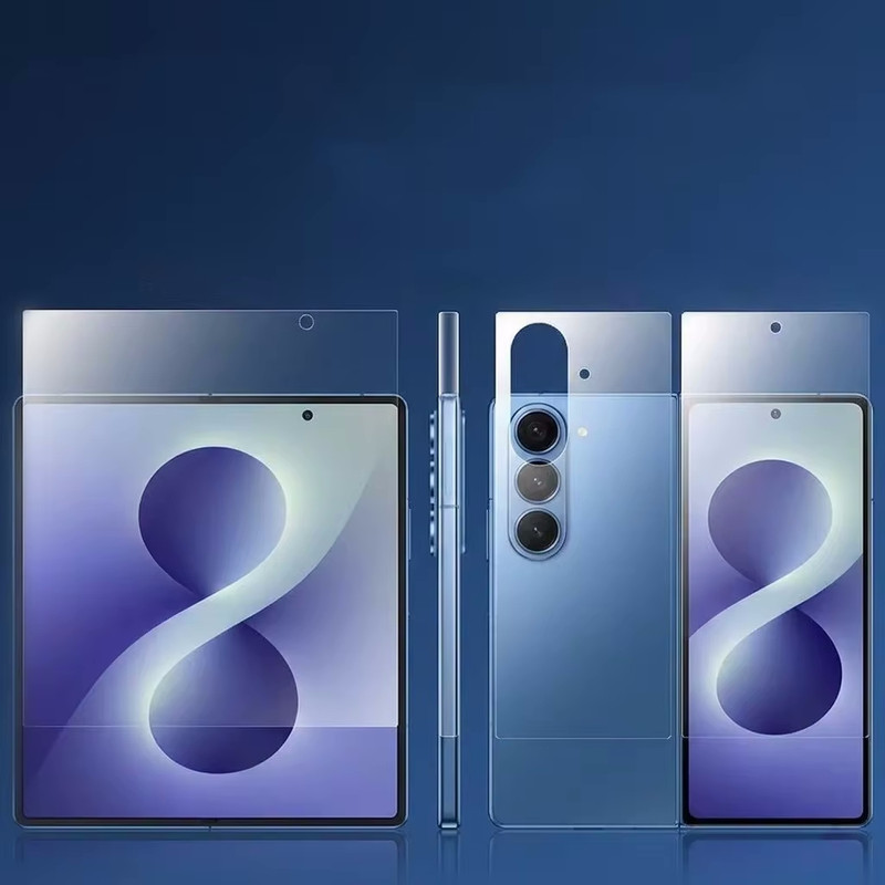 خرید و قیمت محافظ صفحه نمایش بادیگارد مدل Hydrogel مناسب برای گوشی موبایل سامسونگ Galaxy Z Fold 8 Ultra به همراه محافظ پشت گوشی 