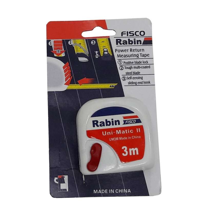 متر 3 متری رابین مدل FISCO متر 3 متری رابین مدل FISCO