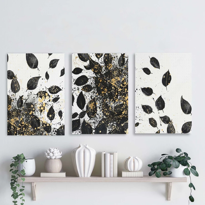 تابلو شاسی آتریسا مدل آبستره ATA055 مجموعه سه عددی