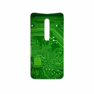 MAHOOT Green Printed Circuit Board Cover Sticker for Motorola Moto X Style