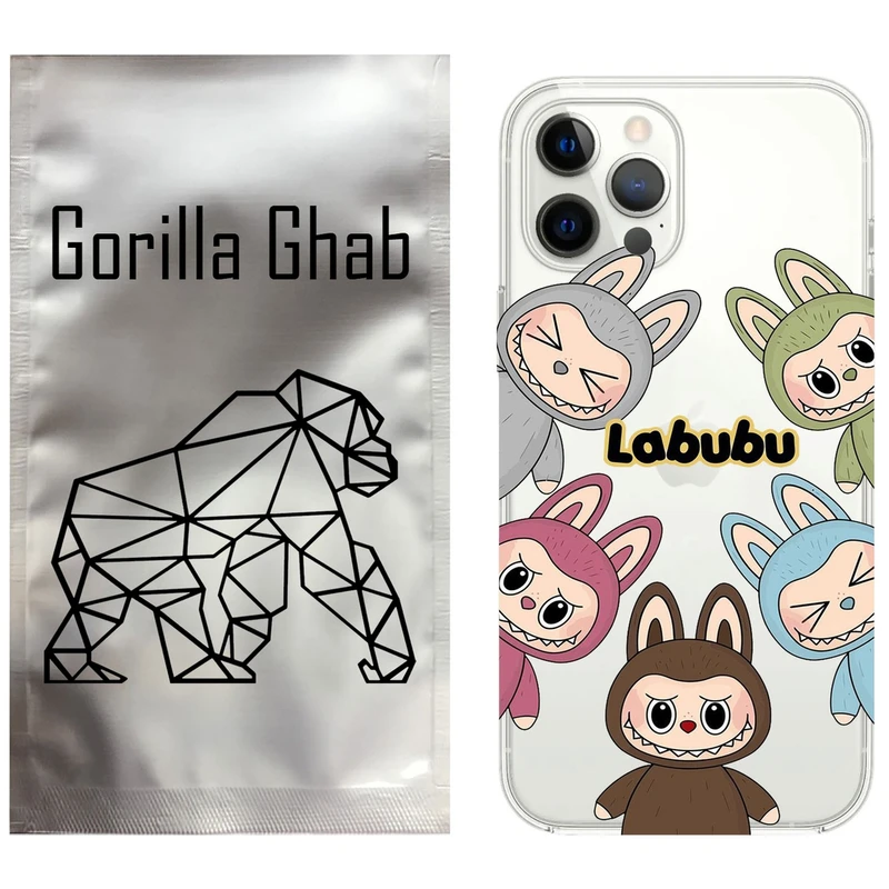 کاور گوریلا قاب مدل CLG کد 102 طرح Labubu مناسب برای گوشی موبایل اپل iPhone 13 Pro Max