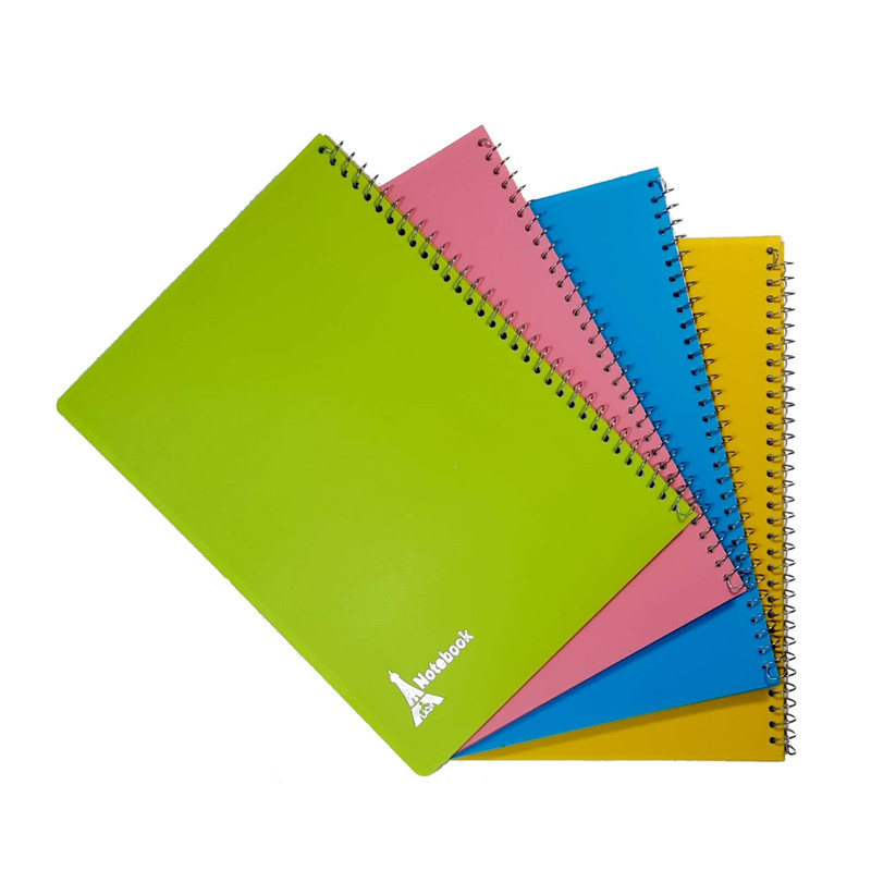 دفتر 80 برگ ایفل کد 007 بسته 4 عددی دفتر 80 برگ ایفل کد 007 بسته 4 عددی