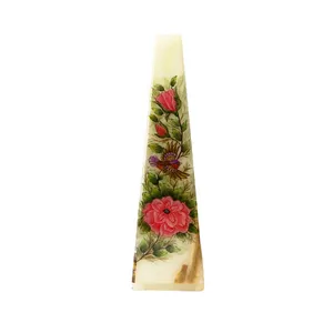 گلدان مرمر طرح گل و مرغ فانیان کد 016