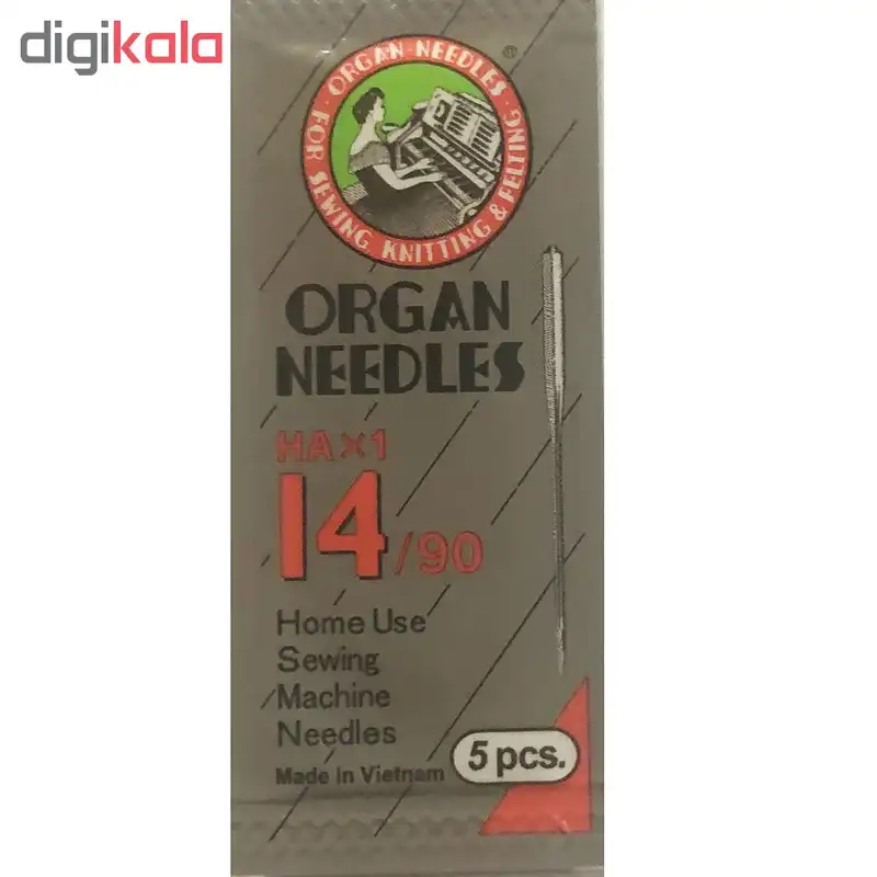 سوزن چرخ خیاطی مدل HA بسته 5 عددی شماره 14/90