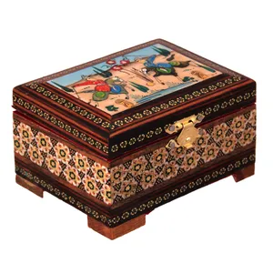 جعبه جواهرات خاتم کاری کد 6-70062
