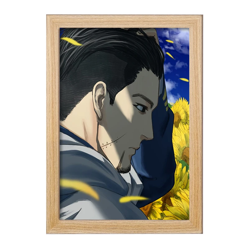 تابلو خندالو مدل هیاکونوسکه انیمه کامویی طلایی Golden Kamuy کد 23735