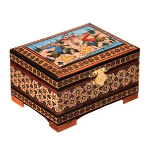 جعبه جواهرات خاتم کاری کد 7-70062