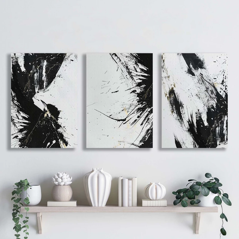 تابلو شاسی آتریسا مدل آبستره ATA108 مجموعه سه عددی